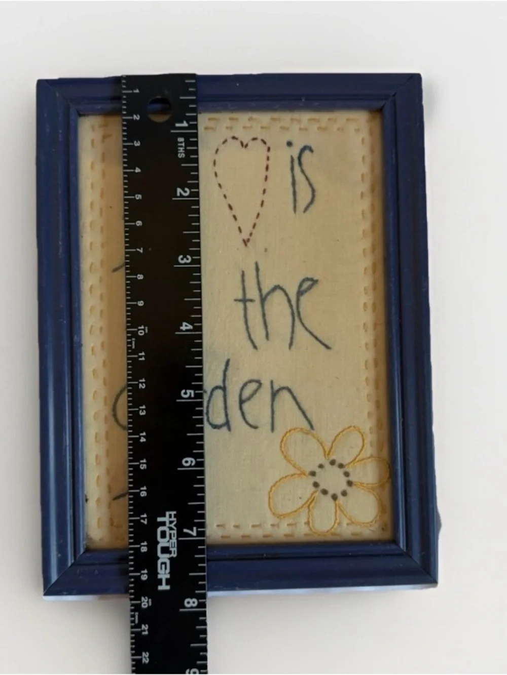 Vintage Cottagecore Framed Hand Embroidery Art Lot Garden Floral Wall Decor Set